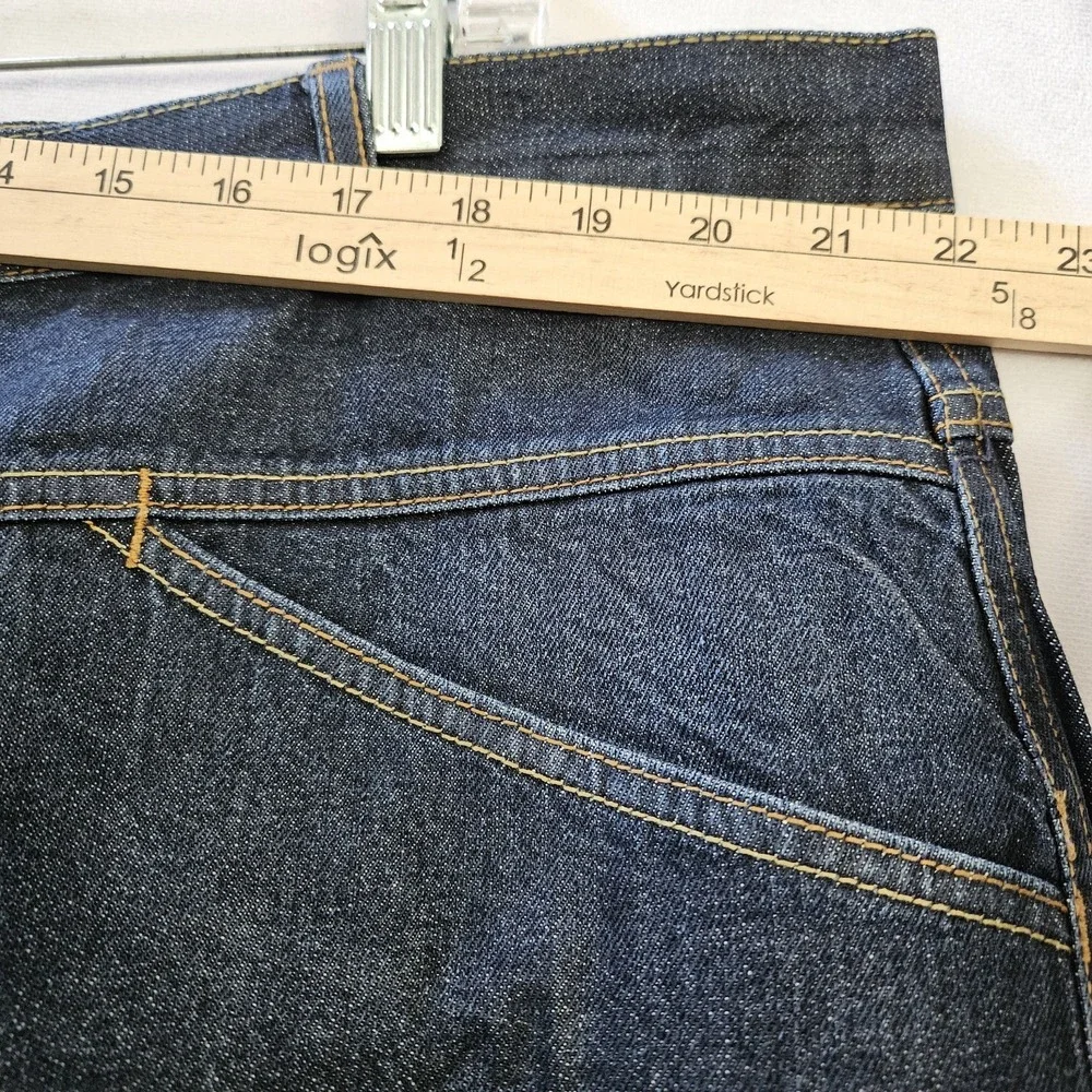 Marithe Francois Girbaud Jeans Mens 44S VTG Y2K Blue 44x29 Denim‎ Baggy Wide Leg